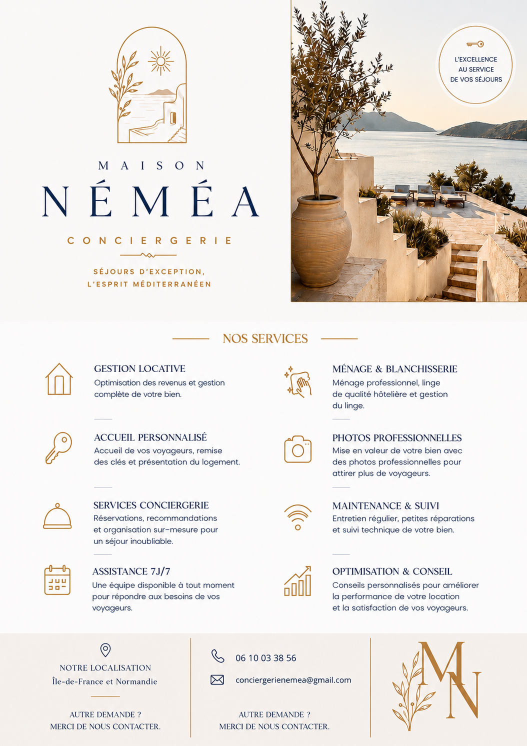 Flyer Maison Néméa Conciergerie
