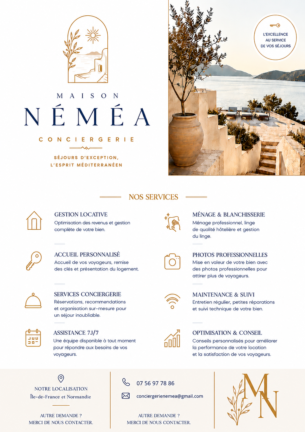 Flyer Maison Néméa Conciergerie